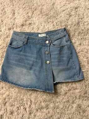 Forever 21 Light Blue Denim Skort